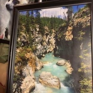 Water photography framed